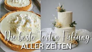 Frischkäse Creme Rezept - Torten Füllung einfach