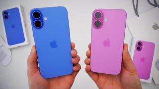 iPhone 16 & 16 Plus Unboxing & First Impressions! (Pink & Ultramarine)