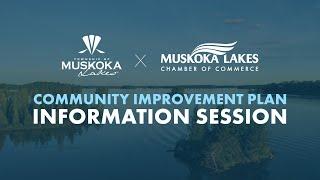 2024 Community Improvement Plan Session with Muskoka Lakes Township