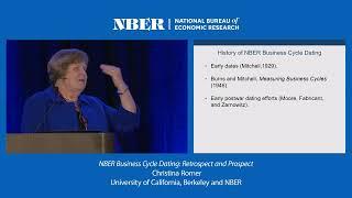 2020, NBER and the Evolution of Economic Research 1920-2020, Christina Romer