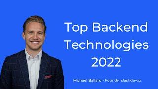 Top Backend Technologies 2022