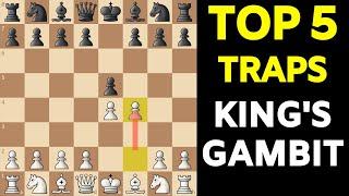 TOP 5 Fastest Checkmates in the King's Gambit