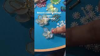 Brooch making class bookings open #broocher # brooch making