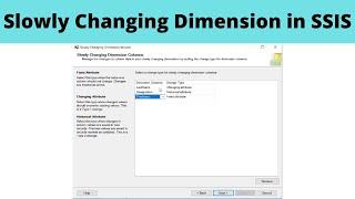 42 Slowly Changing Dimension in SSIS