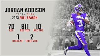 Jordan Addison Full Season Replay: Every Target, Catch, and Run in the 2023 NFL Season