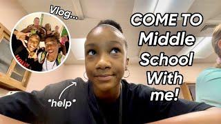 Come to middle school with me I vlog:)