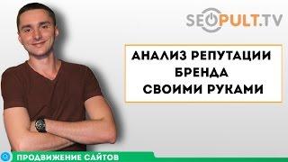 Анализ репутации бренда своими руками