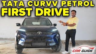 Tata Curvv Petrol FIRST DRIVE - Creative Variant | Full Drive Review Coming Soon 