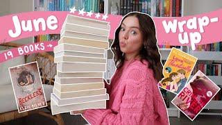 let's talk about the 19 books I read in June! (hits & misses) 