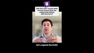  Did the NYU SAT score leak reveal more than we expected about admissions?