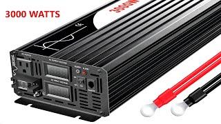 INVERSOR 12v a 220v 3000  WATTS / 6000 WATTS marca SWIPOWER , ventajas y desventajas Recalibrando