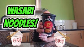 AJINOMOTO  OYAKATA JAPANESE BEEF WASABI NOODLES | REVIEW