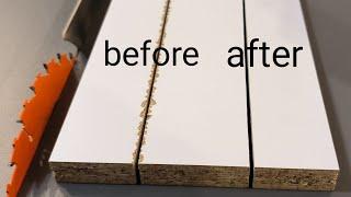 Top 3 ways to cut laminated chipboard without chipping.