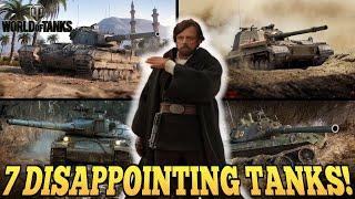 7 Most DISAPPOINTING TANKS in World of Tanks: Console