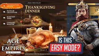 Full Guide to THANKSGIVING DINNER! Bundle Spoiler? | Age of Empires Mobile