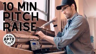 How to Pitch Raise a Piano tuning in less than 10 minutes