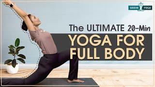 20-Minute Daily Yoga For a Healthy Body & Mind | Siddhi Yoga ft. Amrita Tomar