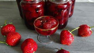 Варенье из клубники пятиминутка #рецепт #быстроивкусно #готовимдома