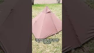 Luxe Minipeak XL tent waterproof test - does it leak? Let it rain!