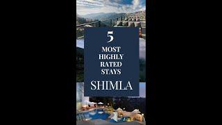 Top 5 Resorts in Shimla set 2 | Best resorts in Shimla | #shorts