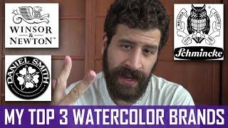 My Top 3 Watercolor Paint Brands