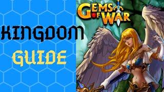 Kingdom Guide 2019 | Gems of War | Best home kingdom and how to level them up