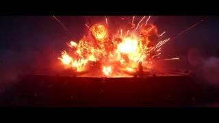 Star Wars The Force Awakens. Entire Space Battle HD