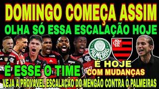 FLAMENGO: DOMINGO COMEÇA ASSIM! FILIPE LUÍS TOMA DECISÃO, OLHA ESSA ESCALAÇÃO HOJE CONTRA PALMEIRAS