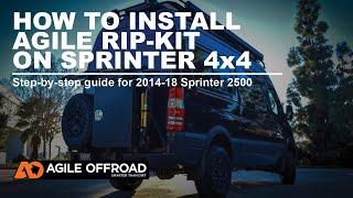 Agile Offroad Mercedes Sprinter RIP-KIT Installation Guide