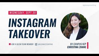 Instagram Team Takeover with Campus Rep Christina Zhang