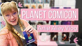 Planet ComiCon 2023 Artist Alley Vlog | Emmy in Pink