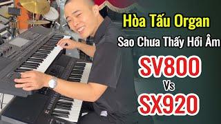 Hòa Tấu Organ SAO CHƯA THẤY HỒI ÂM - Trên Nền Nhạc Đàn Organ SX920 vs SV800 || THIỆN ORGAN