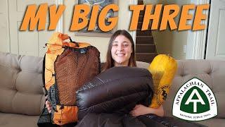 My Big Three Gear Review For My Appalachian Trail Thru Hike- Backpack, Tent, and Sleep System