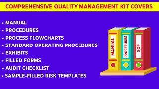 Ready-To-Use Editable Documentation Kit | Quality Management System | ISO 9001