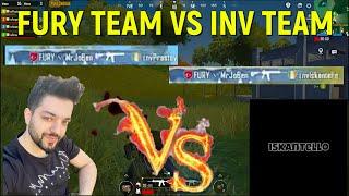 FURY TEAM VS INV TEAM!! İKİ TARAFIN GÖZÜNDEN!! PUBG MOBILE YAYINCI KARSILASMALARI!!