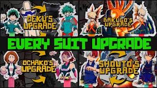 Every Hero Costume Upgrade in My Hero Academia (COMPLETE SERIES!)