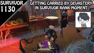 Getting Carried by Devastery - Survivor Rank #1130 (Identity v)