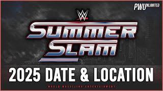 WWE Reveals The Date & Location For The First 2-Night SummerSlam in 2025