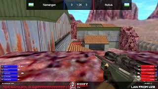 Финал LAN турнира по CS 1.6 из Узбекистана [Nukus -vs- Namangan] 1map @kn1fe TV