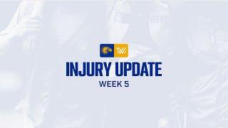 AFLW Injury Update - Week 5