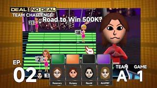 Deal or No Deal Wii Team Challenge Ep 02 Mii's-1 Team Green-A,Orange-A,Black-A,Purple-A