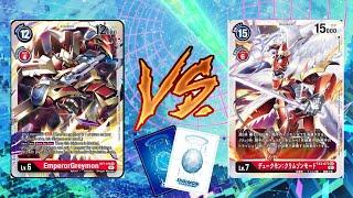 Kaisergreymon VS Gallantmon Crimson Mode (DIGIMON TCG)