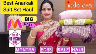 Myntra EORS Sale Haul 2024 | Trendy Anarkali Kurta Sets | Myntra Latest Picks #myntrahaul