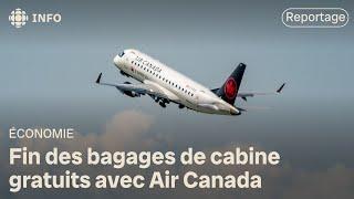 Jusqu’à 65 $ de frais pour des bagages en cabine avec Air Canada