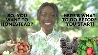 HOMESTEADING 101 | WHAT NO ONE TELLS YOU! | WHERE TO START | Watch this FIRST!