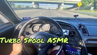 POV Drive. Pure Sound of A Straight Piped MKIV Supra vs A Mufflered Supra. Turbo Spool ASMR