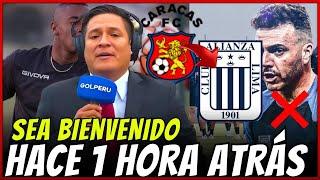 URGENTE! ¿ADIÓS SOSO? ¿REFUERZO BOMBA EN MATUTE? ALIANZA LIMA NOTÍCIAS