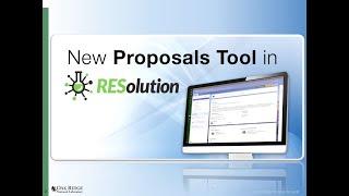RESolution - New Proposal Tool