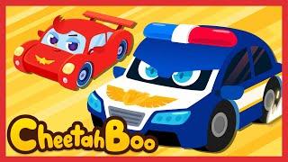 Let's go! Rescue cars! | Best Kids songs | Vehicles, Dinosaurs + Animal Nursery Rhymes #Cheetahboo