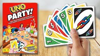 UNO PARTY - Spielregeln TV (Spielanleitung Deutsch) - MATTEL GAMES Gruppen Uno Karten